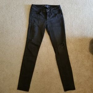 Distressed American Eagle Jegging